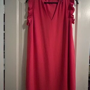 Naked Zebra Large - Sheath Mini Dress with Flutter Sleeves